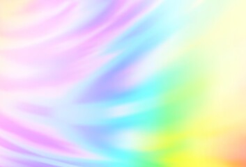 Light Multicolor, Rainbow vector blurred and colored pattern.