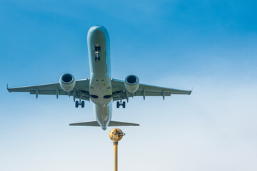 Commercial Jet Aircraft Landing