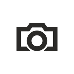 Camera Sign Isolated On White Background. Photography Symbol Simple, Flat Vector, Icon You Can Use Your Website Design, Mobile App Or Industrial Design. Vector Illustration