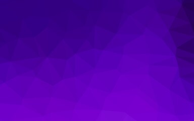 Fototapeta premium Light Purple vector abstract polygonal texture.