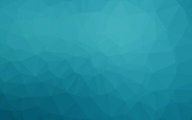 Dark BLUE vector polygonal template.