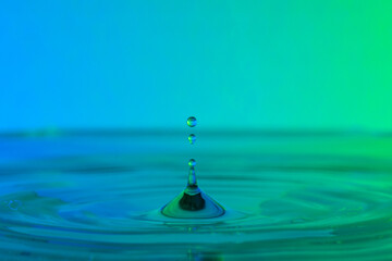 Wassertropfen Hochgeschwindigkeit Aufnahme