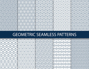 Abstract geometric pattern. Seamless vector background.