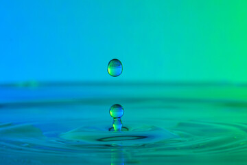 Wassertropfen Hochgeschwindigkeit Aufnahme
