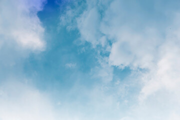 Obraz premium blue sky with clouds background