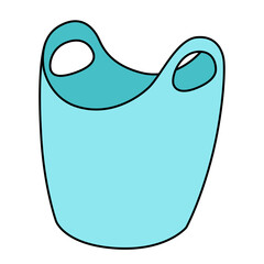 カゴ　洗濯カゴ　買い物カゴ　イラスト　アイコン