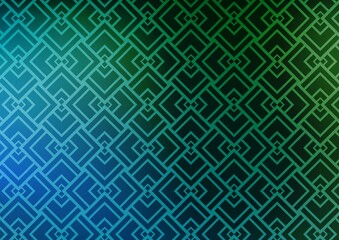 Light Blue, Green vector pattern with narrow lines.