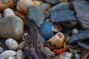 pebbles on the beach