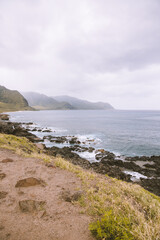 Obraz premium Kaena Point State Park, West Oahu coast, Hawaii 