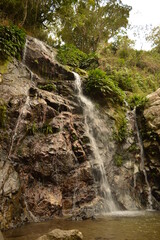 The Colombian rainforest and mountain landscapes of the Sierra Nevada de Santa Maria region