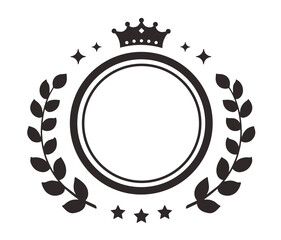 Simple black and white ranking material for laurels and crowns. Gourmet