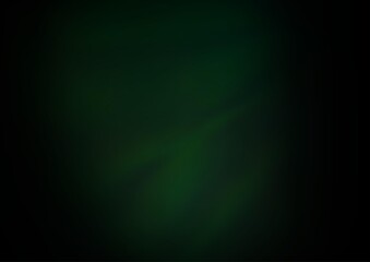 Dark Green vector blurred background.