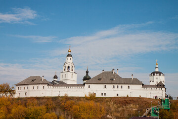 Fototapeta na wymiar The city of Sviyazhsk. Russia. Assumption Cathedral. Eastern elevation