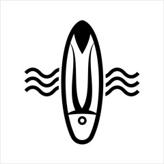 Surfboard Icon, Surf Board Icon, Water Sport Icon