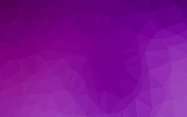 Light Purple vector triangle mosaic template.