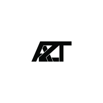 azt letter original monogram logo design