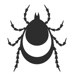 Tick insect vector icon