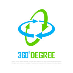 360 degree vector logo
