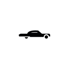 low rider car icon solid. vehicle and transportation icon stock. vector illustration