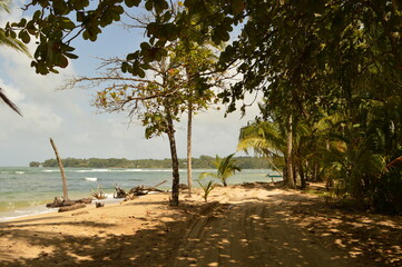 The picture perfect beaches of the beautiful Bocas Del Toro islands in Panama, Caribbean