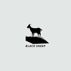 black goat logo design.
goat logo