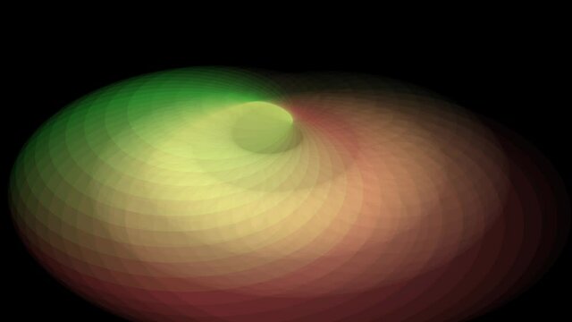 Rotating Planetary Gravity Field Subspace Aura Shape