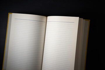 blank note book