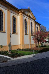Das Augustinerkloster in Münnerstadt, Bayern, Deutschland, Europa 
The Augustinian Monastery in Muennerstadt, Bavaria, Germany, Europe
