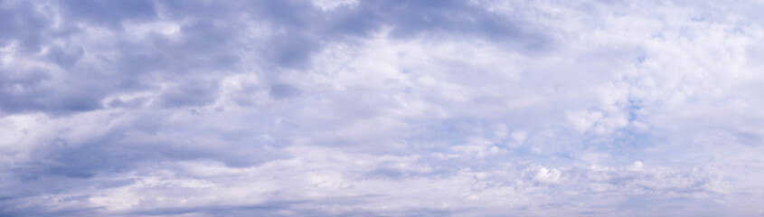 Fototapeta premium panoramic view of autumn cloudy sky