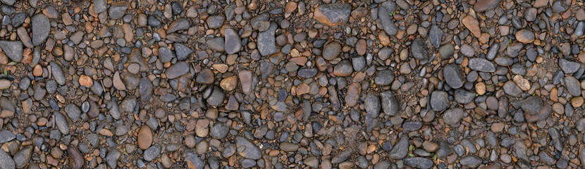 seamless texture of wet stones