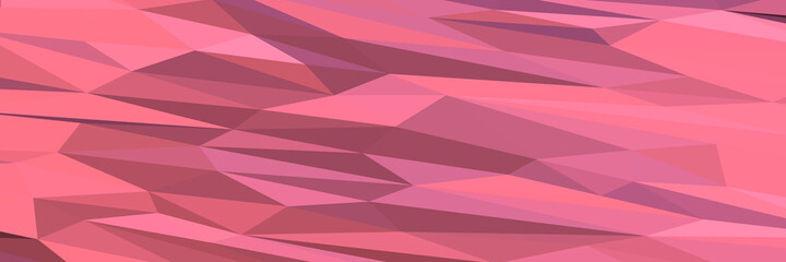 Pale violet red abstract background. Geometric vector illustration. Colorful 3D wallpaper.