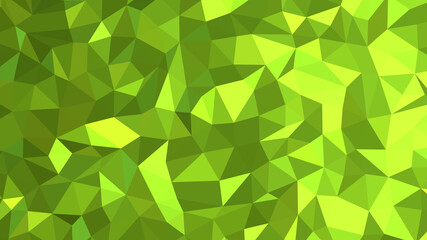 Green yellow abstract background. Geometric vector illustration. Colorful 3D wallpaper.