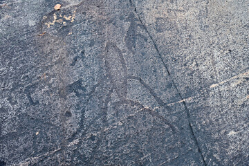 Petroglyphs of Zalavruga. Karelia, Russia