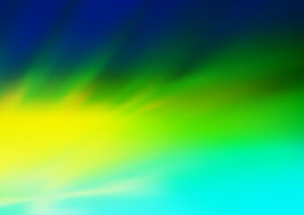Dark Blue, Yellow vector bokeh pattern.