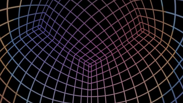 Holodeck Projection Inside a Cube Mesh Box