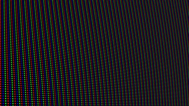 Leds Stacked in Columns Oled Screen Moving Qled Background