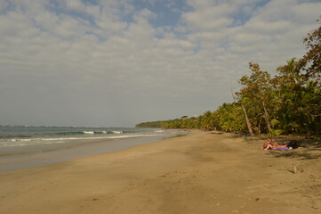The lush mountains and beautiful beaches of Costa Rica in Central America
