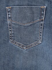 Isolated blue denim for graphic design background