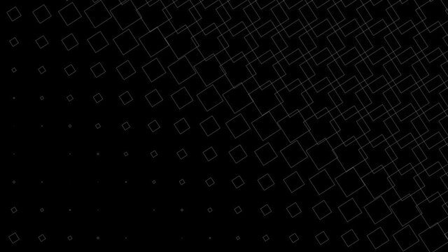 Ripple Mask of Fine Line Squares Rhomboids Wave Moving Across Pattern