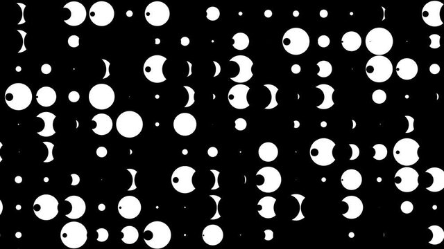 Cool Interesting 60s 70s Themed Balls of Light Background Mask