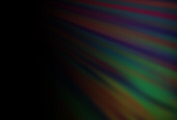 Dark Green vector background with straight lines.