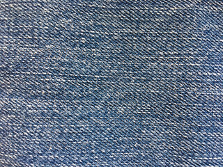 Blue jeans texture background with copy space for design