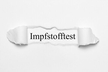 Impfstofftest 