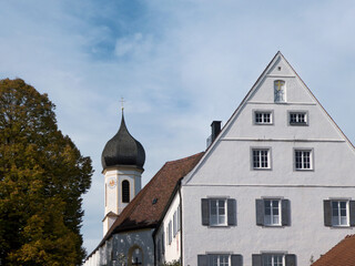 Wallfahrtskirche auf dem hohen Peissenberg in Oberbayern