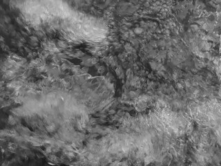 Water surface abstract art background is black and white, with natural texture retro color dark skin, water, waves, rivers, streams, water ripples, with high resolution, vintage image concept.