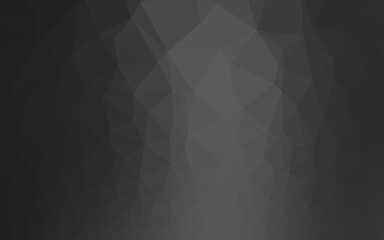 Fototapeta premium Dark Silver, Gray vector blurry triangle texture.