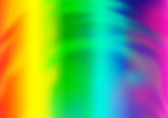 Light Multicolor, Rainbow vector blurred bright background.