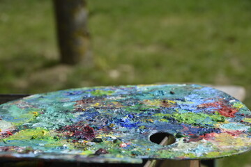Palette de peinture 
