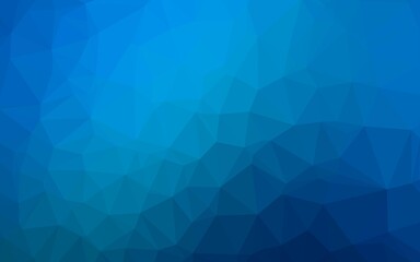 Light BLUE vector abstract mosaic pattern.