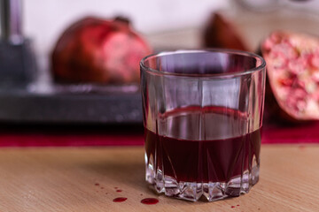just pomegranate juice